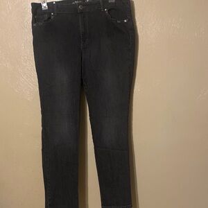 Style & Co. size 18 Women's Black Skinny Jeans Mini Studs Design